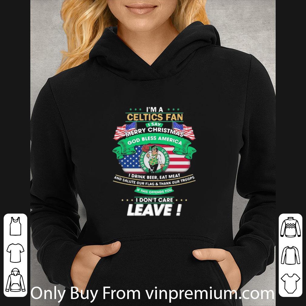 5846fe00 awesome i m a boston celtics fan i say merry christmas american flag shirt 4 - Awesome I’m A Boston Celtics Fan I Say Merry Christmas American Flag shirt