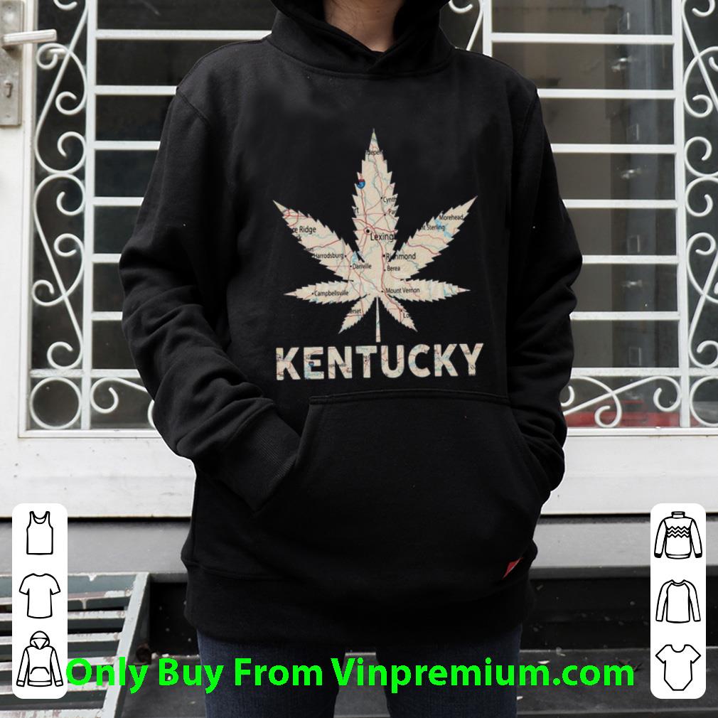 642894de awesome weed marijuana kentucky to map shirt 4 - Awesome Weed Marijuana Kentucky To Map shirt