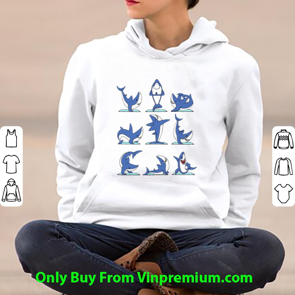 65259223 pretty shark yoga namaste shirt 4 - Pretty Shark Yoga Namaste shirt