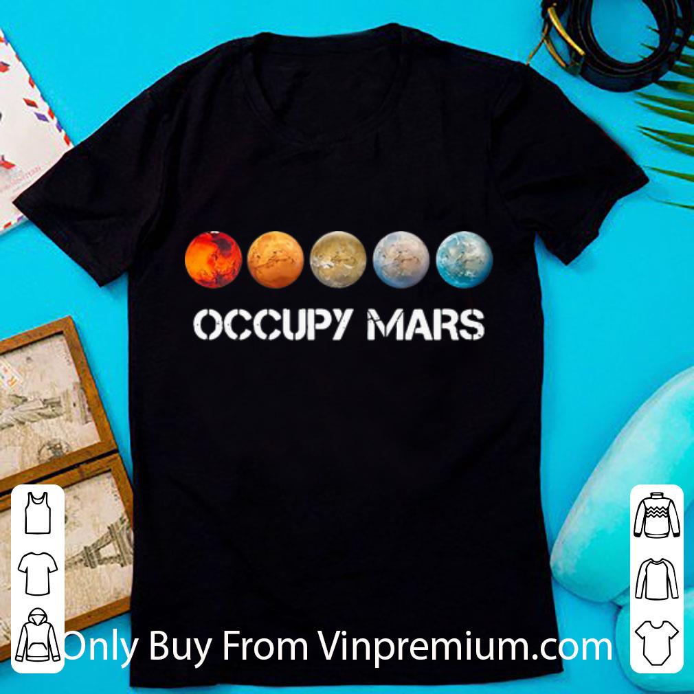 Top Occupy Mars Five Nasa SpaceX shirt