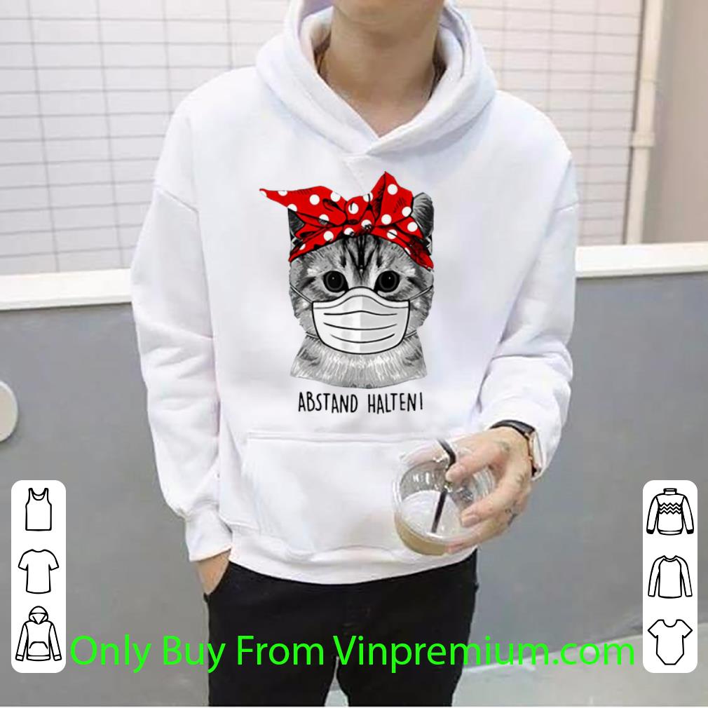 8860f4c0 official cat face mask abstand halten shirt 4 - Official Cat Face Mask Abstand Halten shirt