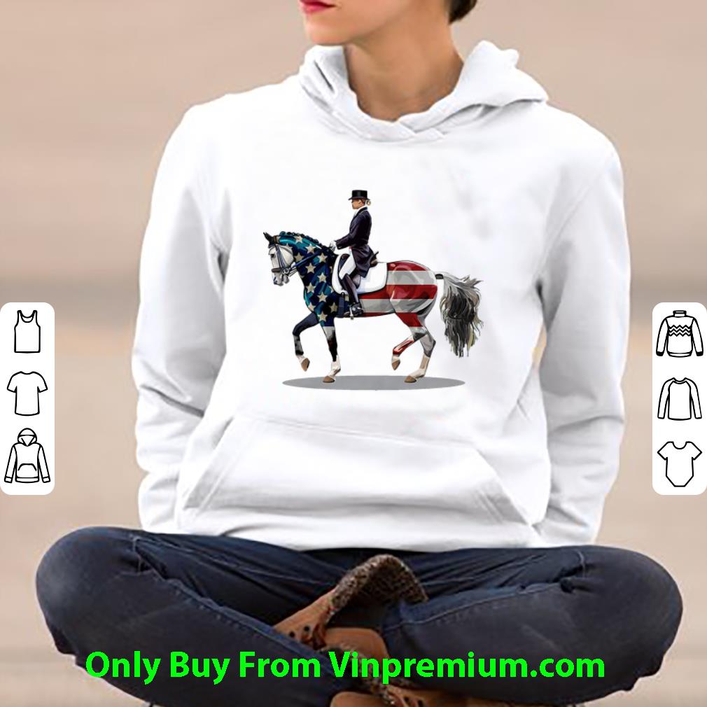 8d6cc8bf top horse american flag dressage shirt 4 - Top Horse American Flag Dressage shirt