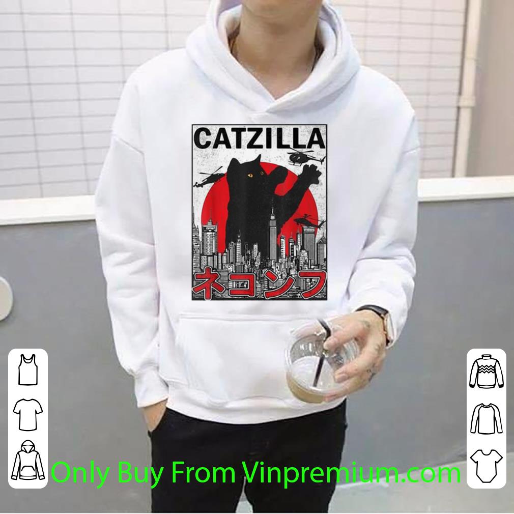 c0a4dd99 great catzilla cat godzilla japanese shirt 4 - Great Catzilla Cat Godzilla Japanese shirt