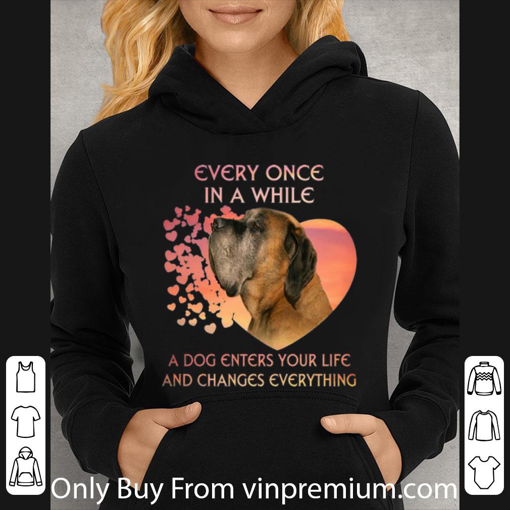 c19e25bc premium english mastiff a dog enters you life and changes every thing shirt 4 - Premium English Mastiff A Dog Enters You Life And Changes Every Thing shirt