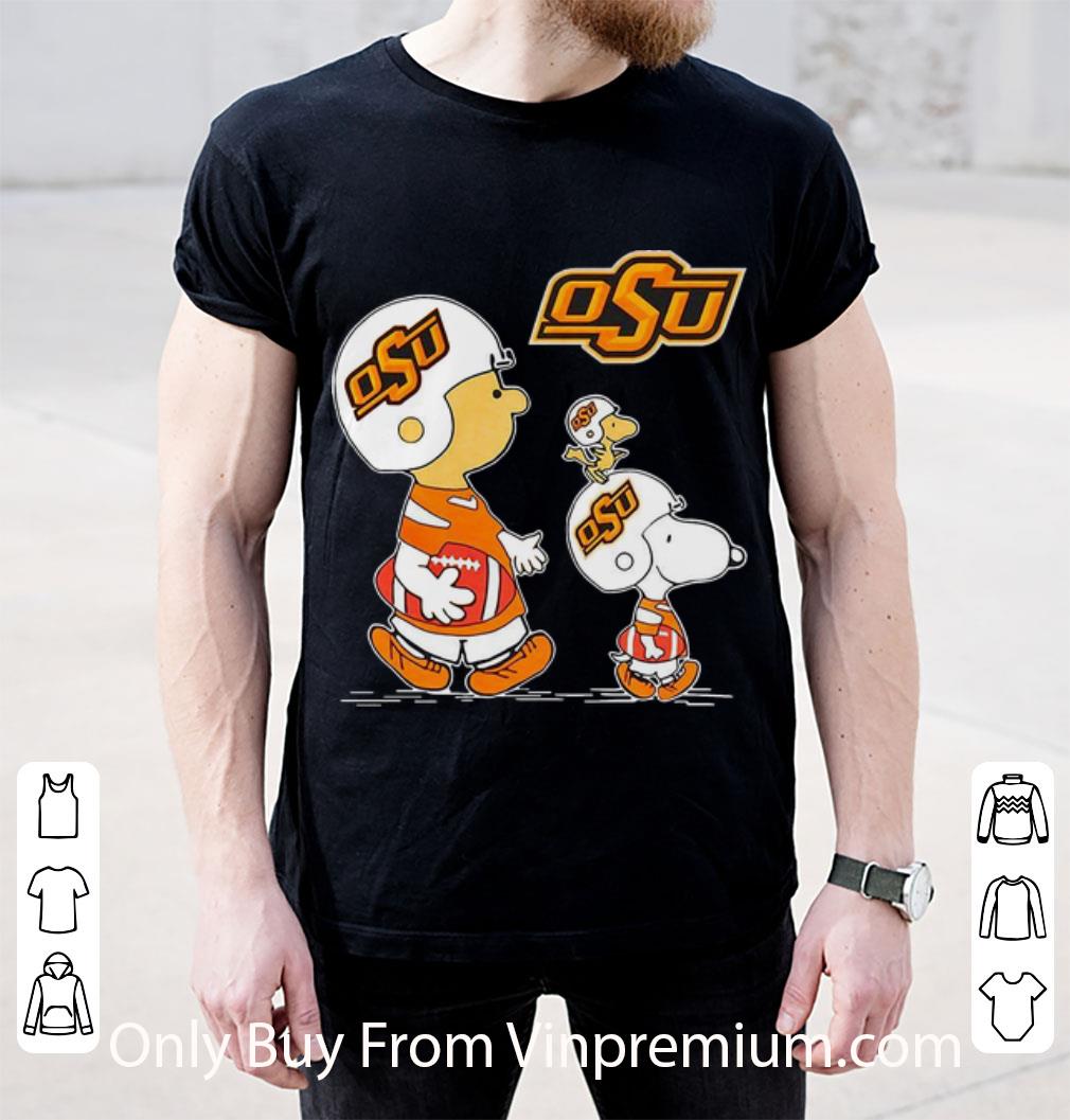 Awesome Charlie Brown Snoopy And Woodstock OSU Football Team shirt