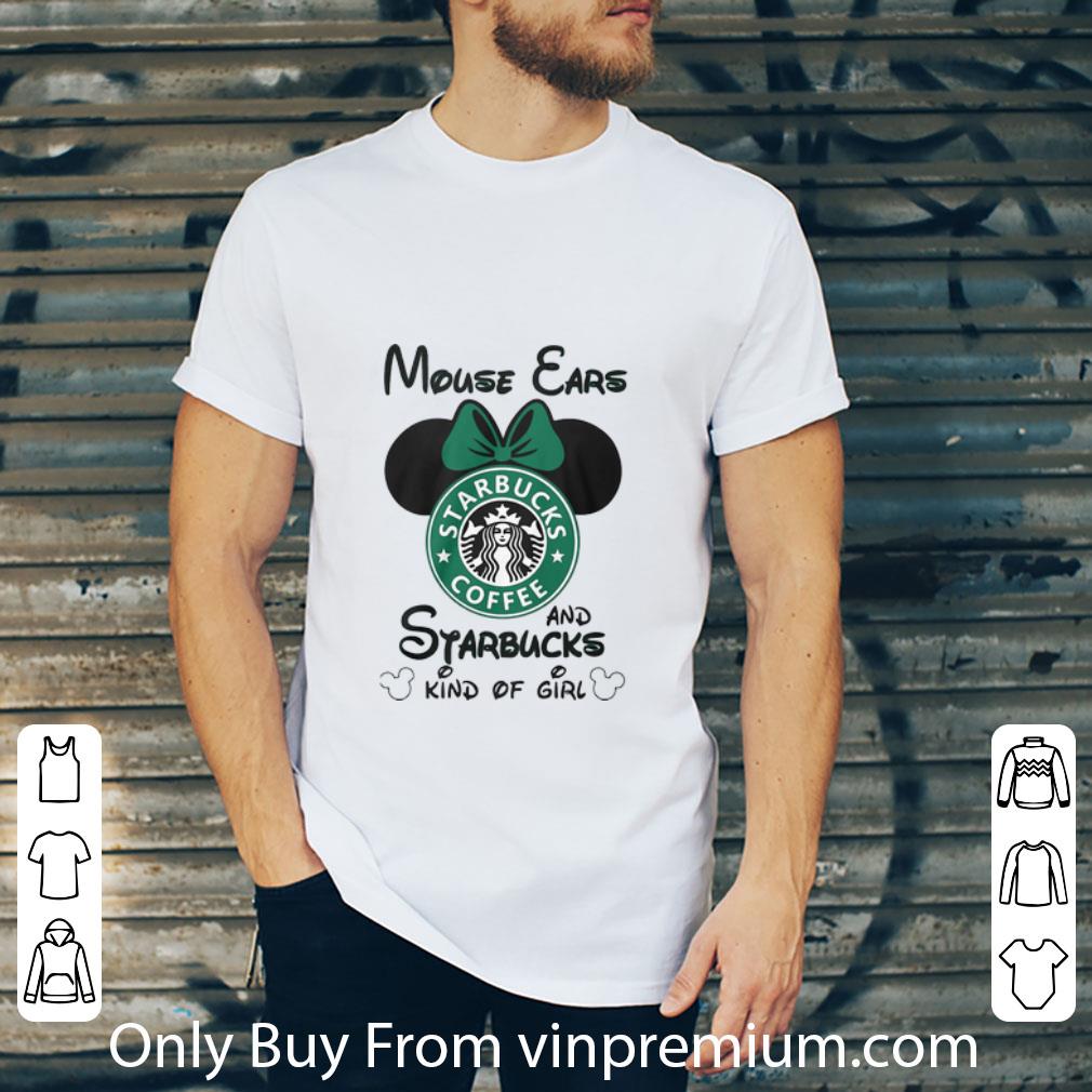 Top Mickey Mouse Cars And Starbucks Kind Of Girl shirt
