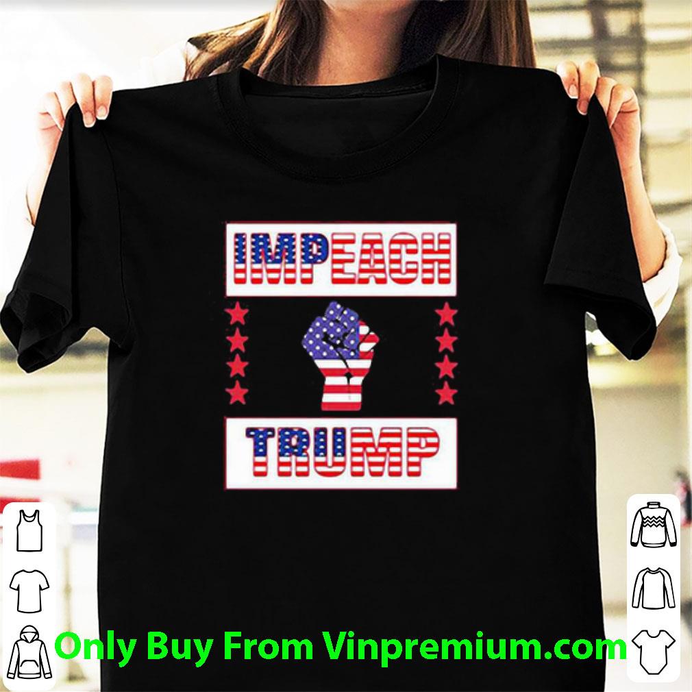 Official Impeach Donald Trump American Flag 4th Of July Black Lives Matter shirt