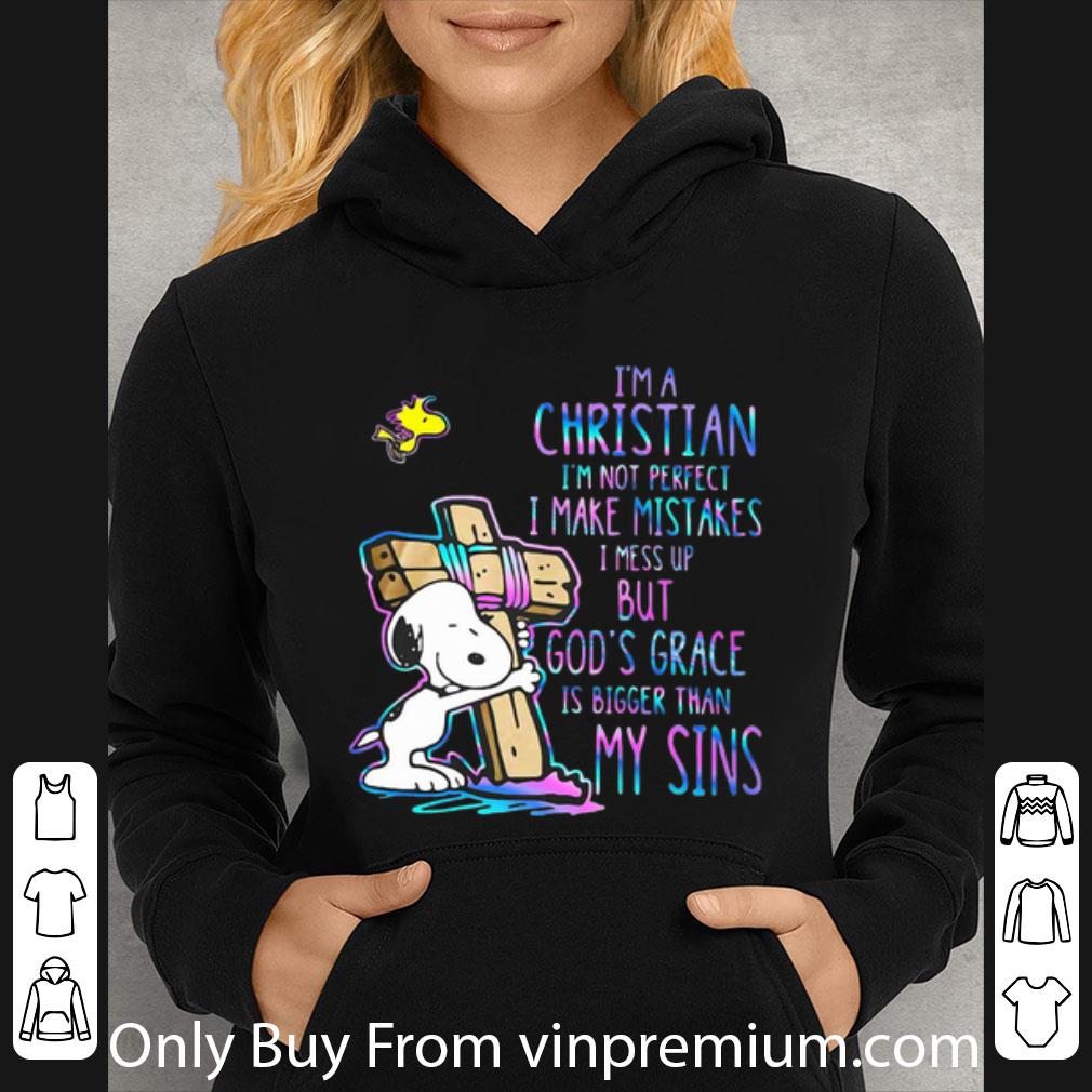 e98bd38a awesome snoopy and woodstock i m christian i m not perfect i make mistakes shirt 4 - Awesome Snoopy And Woodstock I’m Christian I’m Not Perfect I Make Mistakes shirt