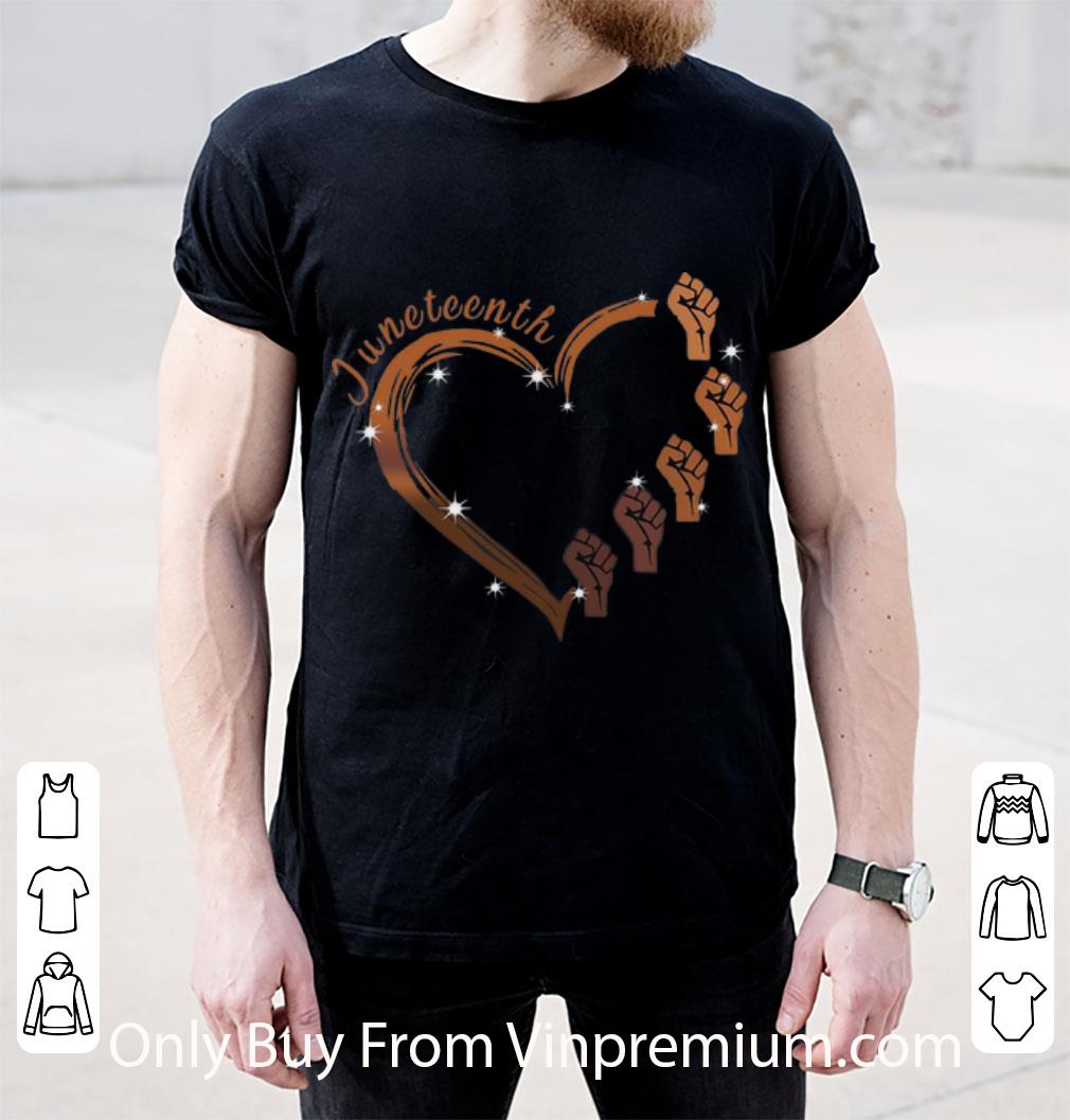 Official Heart Juneteenth Black Lives Matter shirt