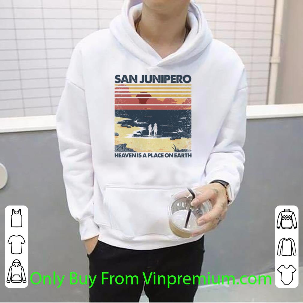 f4c2403a great vintage san junipero heaven is a place on earth shirt 4 - Great Vintage San Junipero Heaven Is A Place On Earth shirt