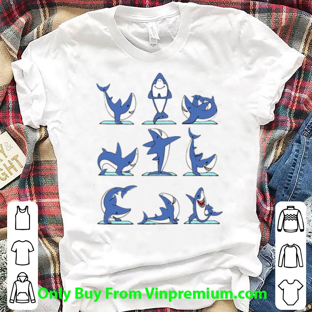 Pretty Shark Yoga Namaste shirt