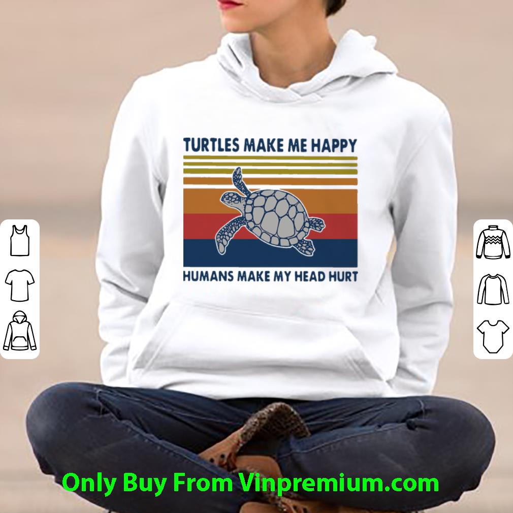 70252284 great vintage turtles make me happy humans make my head hurt shirt 4 - Great Vintage Turtles Make Me Happy Humans Make My Head Hurt shirt