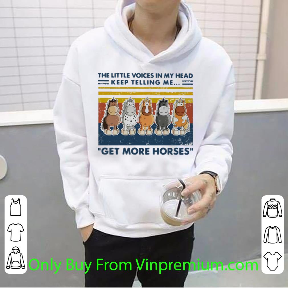 98eb7e04 pretty vintage the little voice in my head keep telling me get more horses shirt 4 - Pretty Vintage The Little Voice In My Head Keep Telling Me Get More Horses shirt