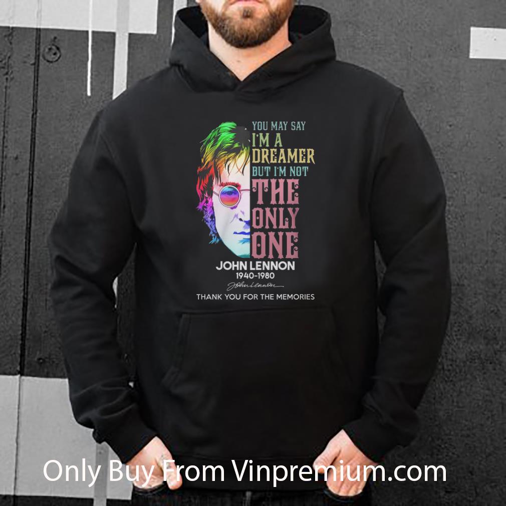 a78ec805 awesome john lennon 1940 1980 signature thank you for the memories shirt 4 - Awesome John Lennon 1940-1980 Signature Thank You For The Memories shirt