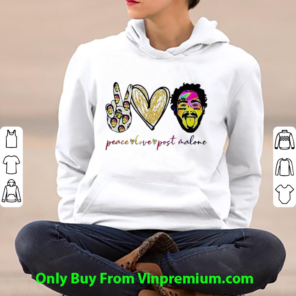 d51971bc great peace love post malone shirt 4 - Great Peace Love Post Malone shirt