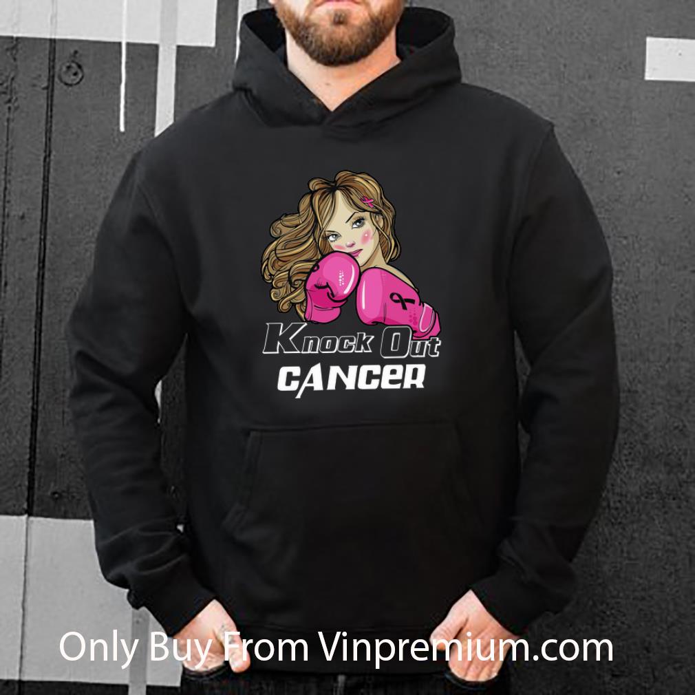 d6f04eda original girl boxing knock out cancer shirt 4 - Original Girl Boxing Knock Out Cancer shirt