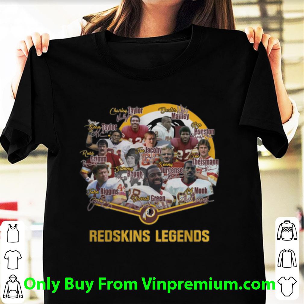 Official Washington Redskins Legends Signatures shirt