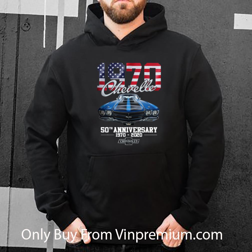 e10eee8a awesome chevelle 1970 2020 50th anniversary chevrolet american flag shirt 4 - Awesome Chevelle 1970-2020 50th Anniversary Chevrolet American Flag shirt