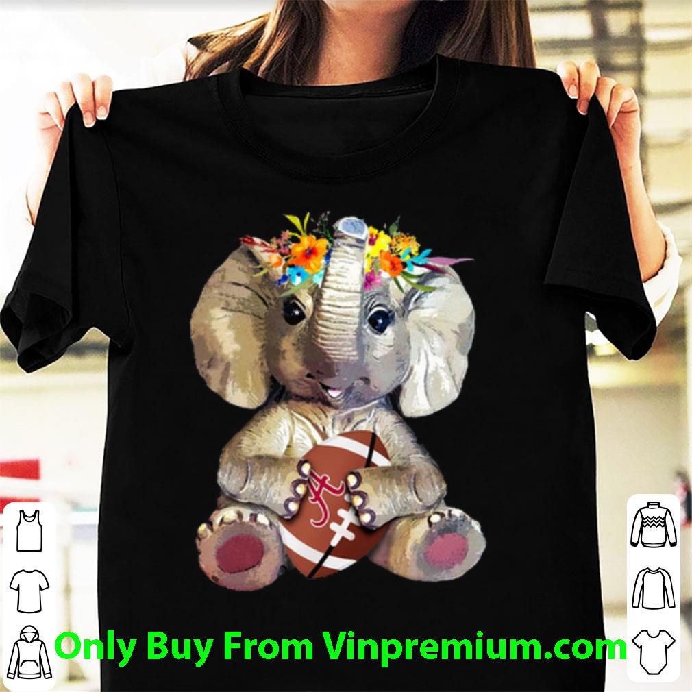 Great Alabama Crimson Tide Elephant Flower shirt