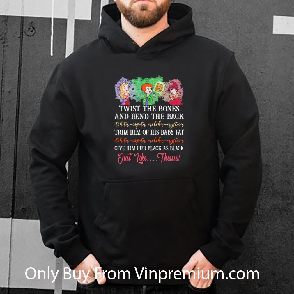12ea664d pretty hocus pocus twist the bones and bend the back halloween shirt 4 - Pretty Hocus Pocus Twist The Bones And Bend The Back Halloween shirt