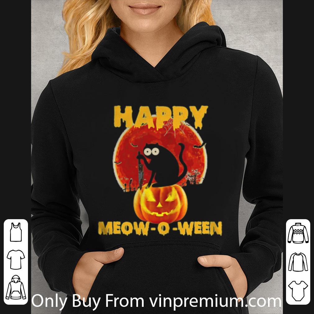 Hot Black Cat Hold Knife Happy Meow O Ween Halloween shirt 54686b2d hot black cat hold knife happy meow o ween halloween shirt 4 - Hot Black Cat Hold Knife Happy Meow O Ween Halloween shirt