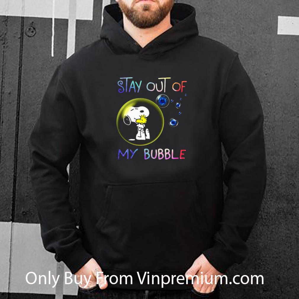 d1821d3b official snoopy and woodstock stay out of my bubble covid 19 shirt 4 - Official Snoopy And Woodstock Stay Out Of My Bubble Covid-19 shirt