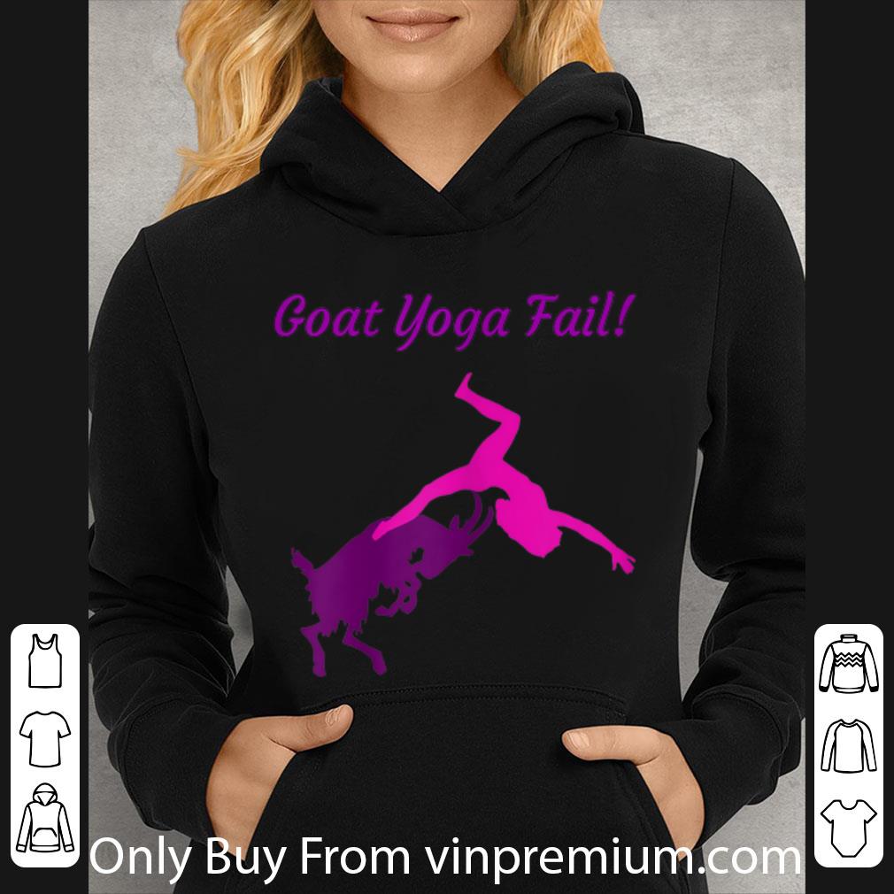 e44ff9d9 premium goat yoga fail shirt 4 - Premium Goat Yoga Fail shirt