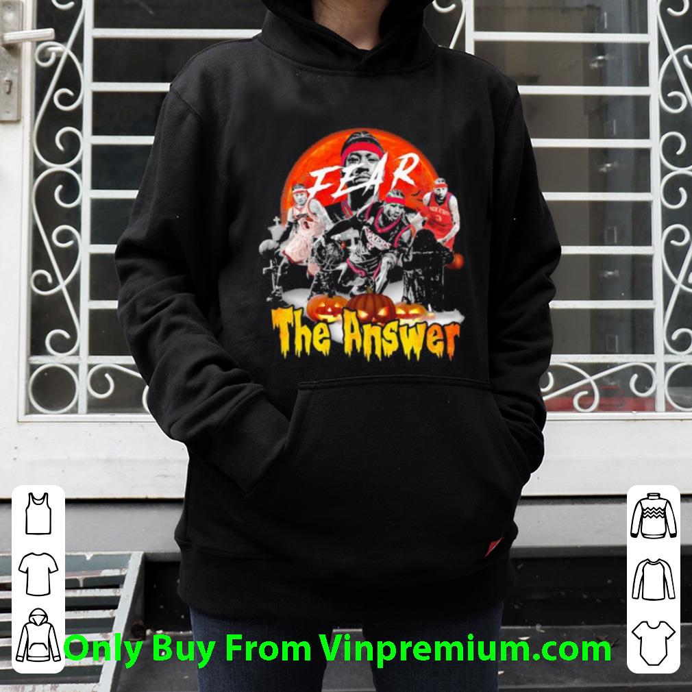 6f56cff5 premium halloween fear the answer basketball sunset shirt 4 - Premium Halloween Fear The Answer Basketball Sunset shirt