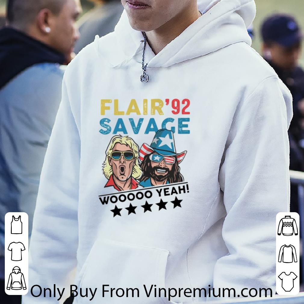 Official Flair 92 Savage Woo Yeah American Flag shirt cc47ec5e official flair 92 savage woo yeah american flag shirt 4 - Official Flair 92 Savage Woo Yeah American Flag shirt