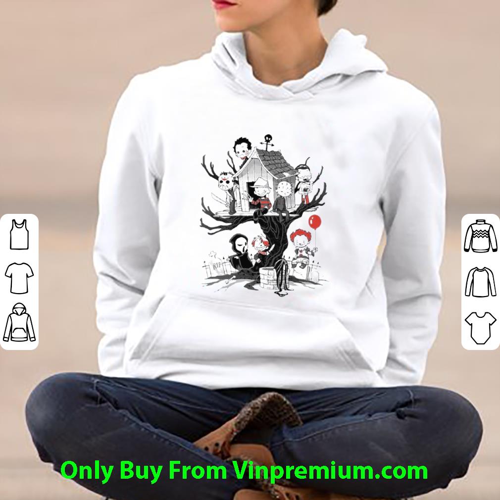 Great Horror Character Movie Tree Halloween shirt dc2e2f6b great horror character movie tree halloween shirt 4 - Great Horror Character Movie Tree Halloween shirt