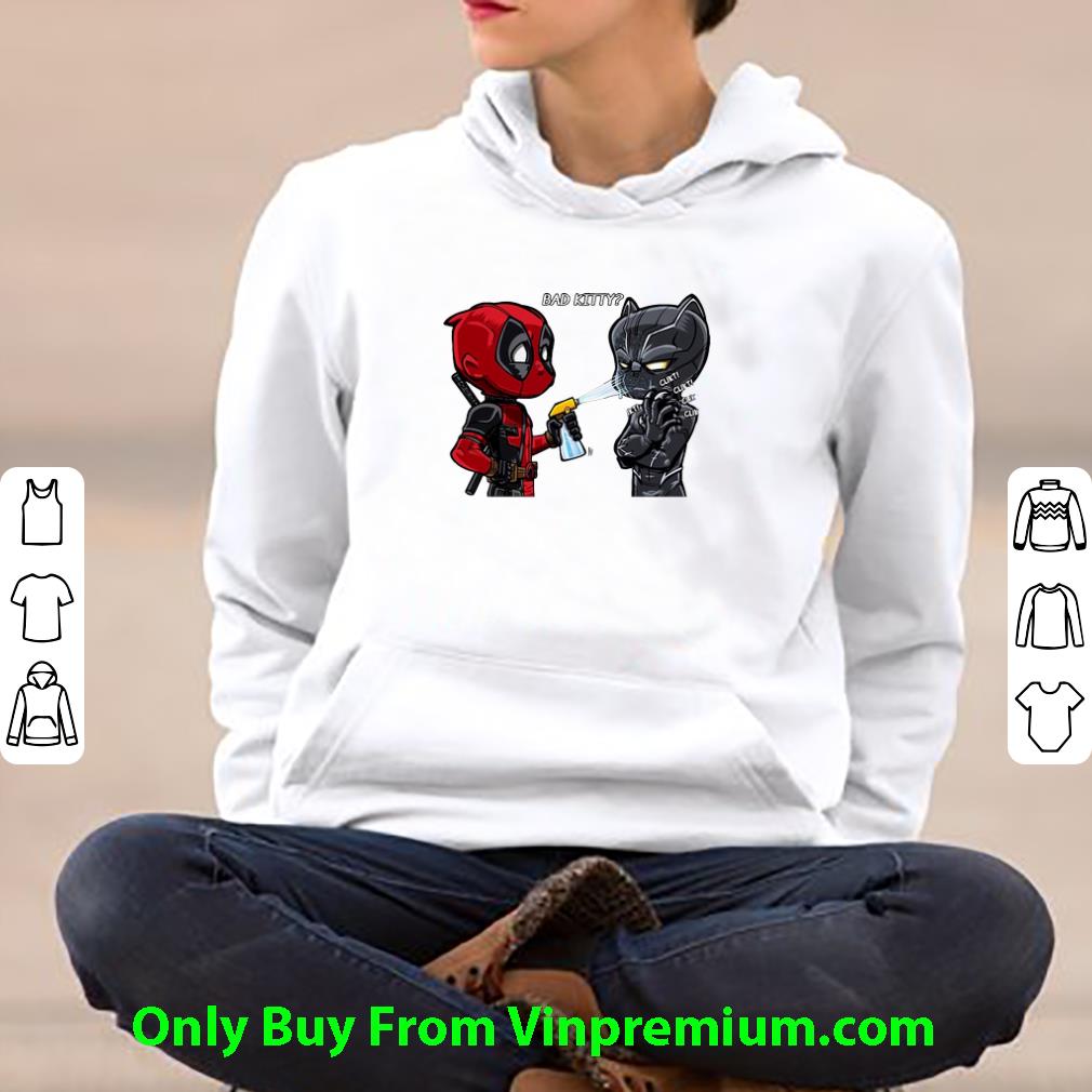 Great Bad Kitty Deadpool And Black Panther shirt fb43c2d3 great bad kitty deadpool and black panther shirt 4 - Great Bad Kitty Deadpool And Black Panther shirt