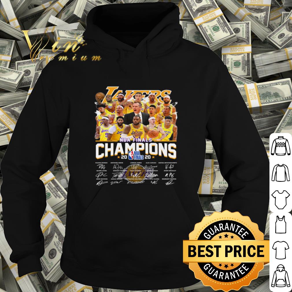 Premium Los Angeles Lakers NBA finals Champions 2020 signature shirt 52dc68e0 premium los angeles lakers nba finals champions 2020 signature shirt 4 - Premium Los Angeles Lakers NBA finals Champions 2020 signature shirt