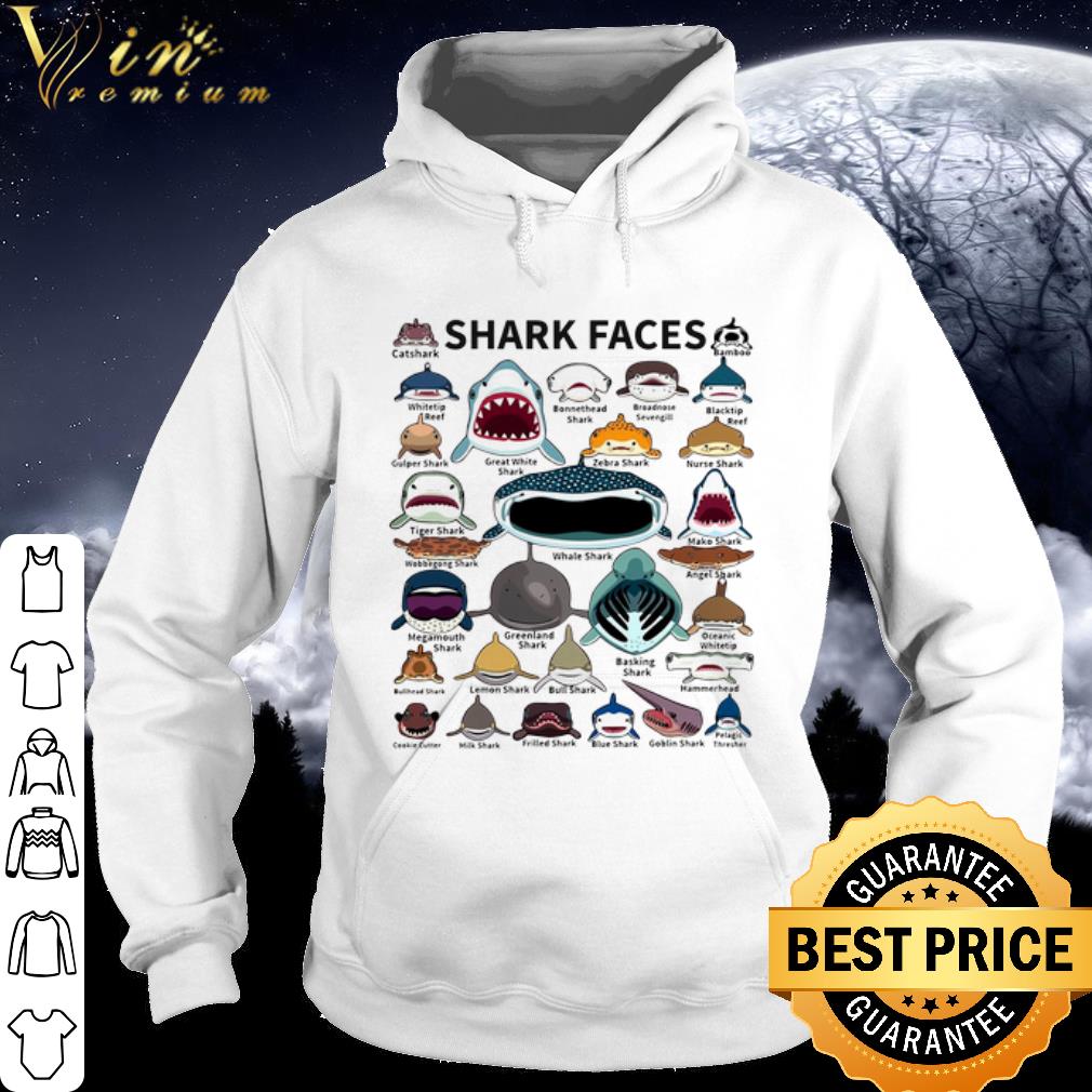 6505f0b5 original identification all shark faces shirt 4 - Original Identification all Shark Faces shirt