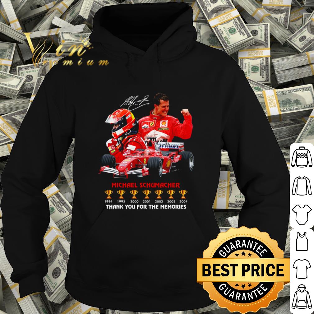 968815cb best michael schumacher thank you for the memories signatures shirt 4 - Best Michael Schumacher thank you for the memories signatures shirt