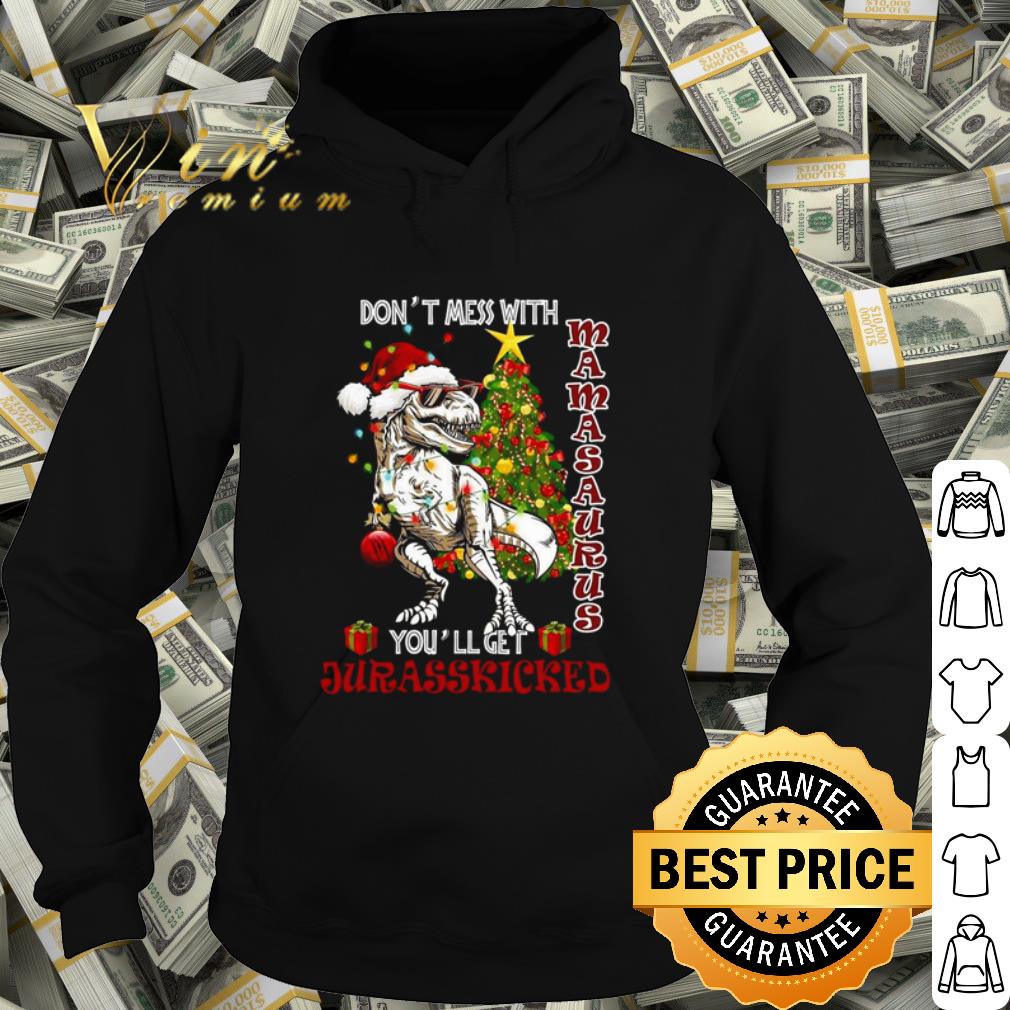 a0b5119e official mamasaurus don t mess with you ll get jurasskicked christmas shirt 4 - Official Mamasaurus don't mess with you'll get Jurasskicked Christmas shirt