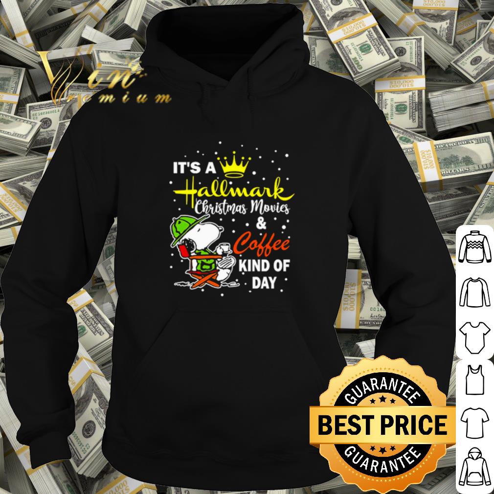 bd8ab638 best snoopy it s a hallmark christmas movies and coffee kind of day shirt 4 - Best Snoopy it's a Hallmark Christmas movies and coffee kind of day shirt