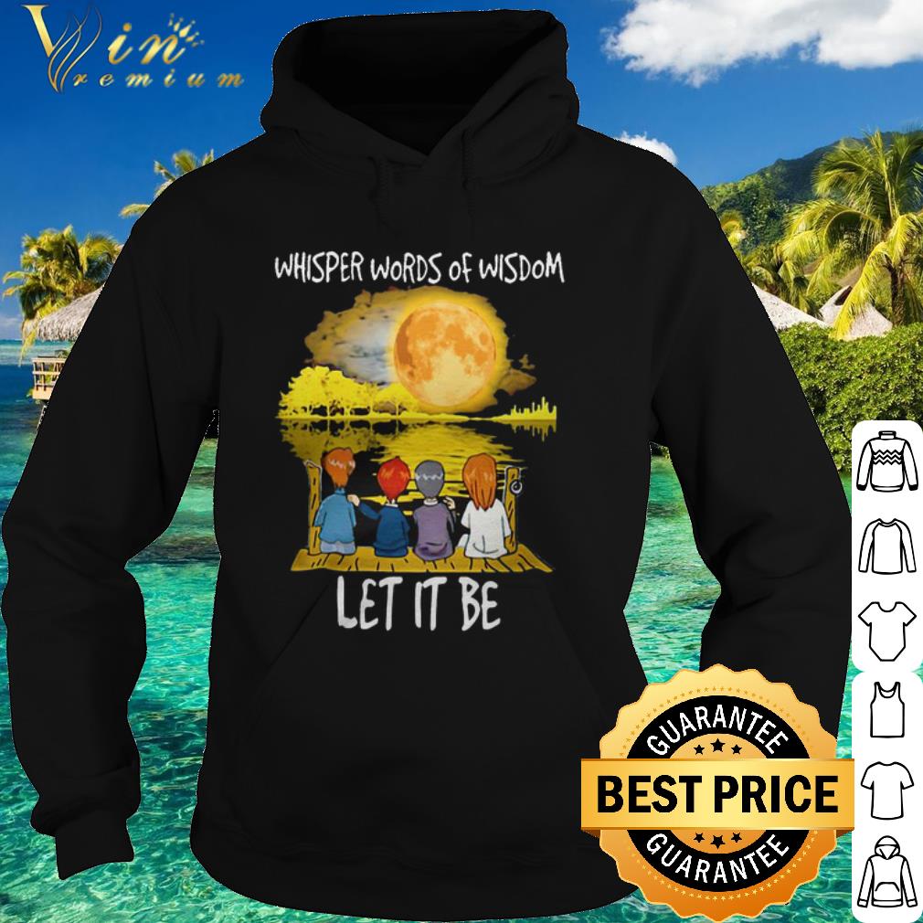 d7902db1 official the beatles whisper words of wisdom let it be shirt 4 - Official The Beatles whisper words of wisdom let it be shirt