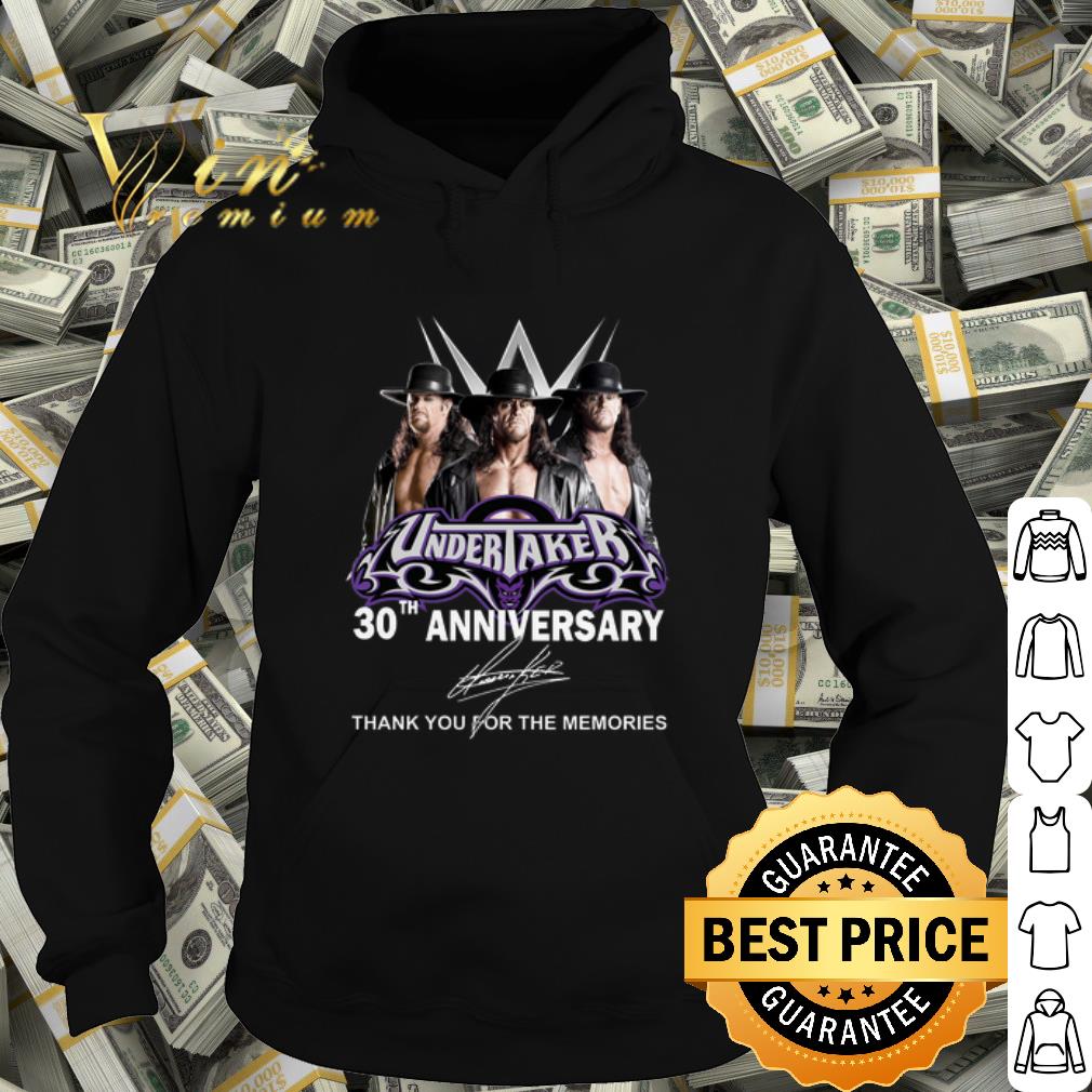 191abeca nice undertaker 30th anniversary thank you for the memories signature shirt 4 - Nice Undertaker 30th Anniversary Thank You For The Memories Signature shirt