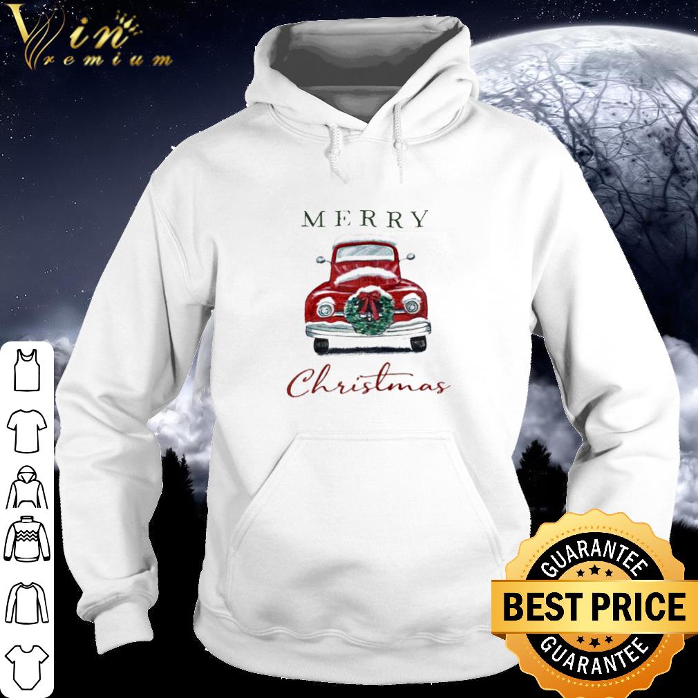 283672d0 pretty red car merry christmas shirt 4 - Pretty Red car Merry Christmas shirt