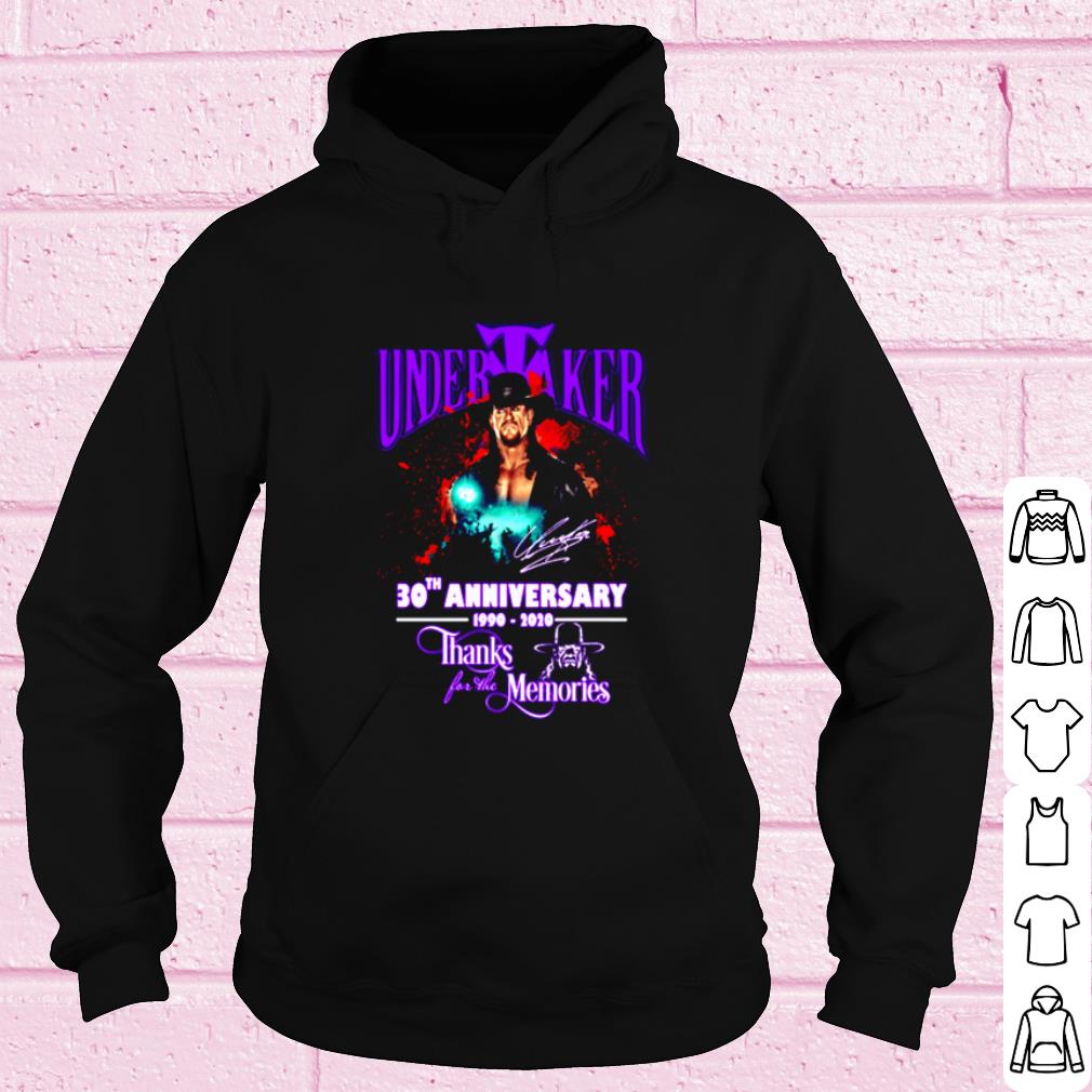 Premium Undertaker 30th Anniversary 1990 2020 thank for the memories signature shirt c4635703 premium undertaker 30th anniversary 1990 2020 thank for the memories signature shirt 4 - Premium Undertaker 30th Anniversary 1990 2020 thank for the memories signature shirt
