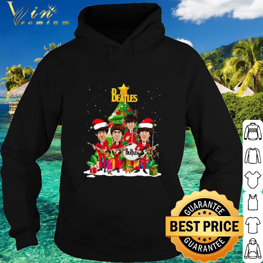 c56571e8 top the beatles santa claus tree christmas shirt 4 - Top The Beatles Santa Claus Tree Christmas shirt