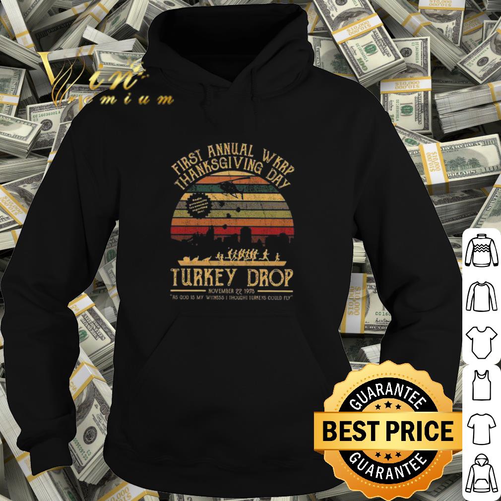 Best First annual wkrp thanksgiving day Turkey drop vintage shirt e04529cc best first annual wkrp thanksgiving day turkey drop vintage shirt 4 - Best First annual wkrp thanksgiving day Turkey drop vintage shirt