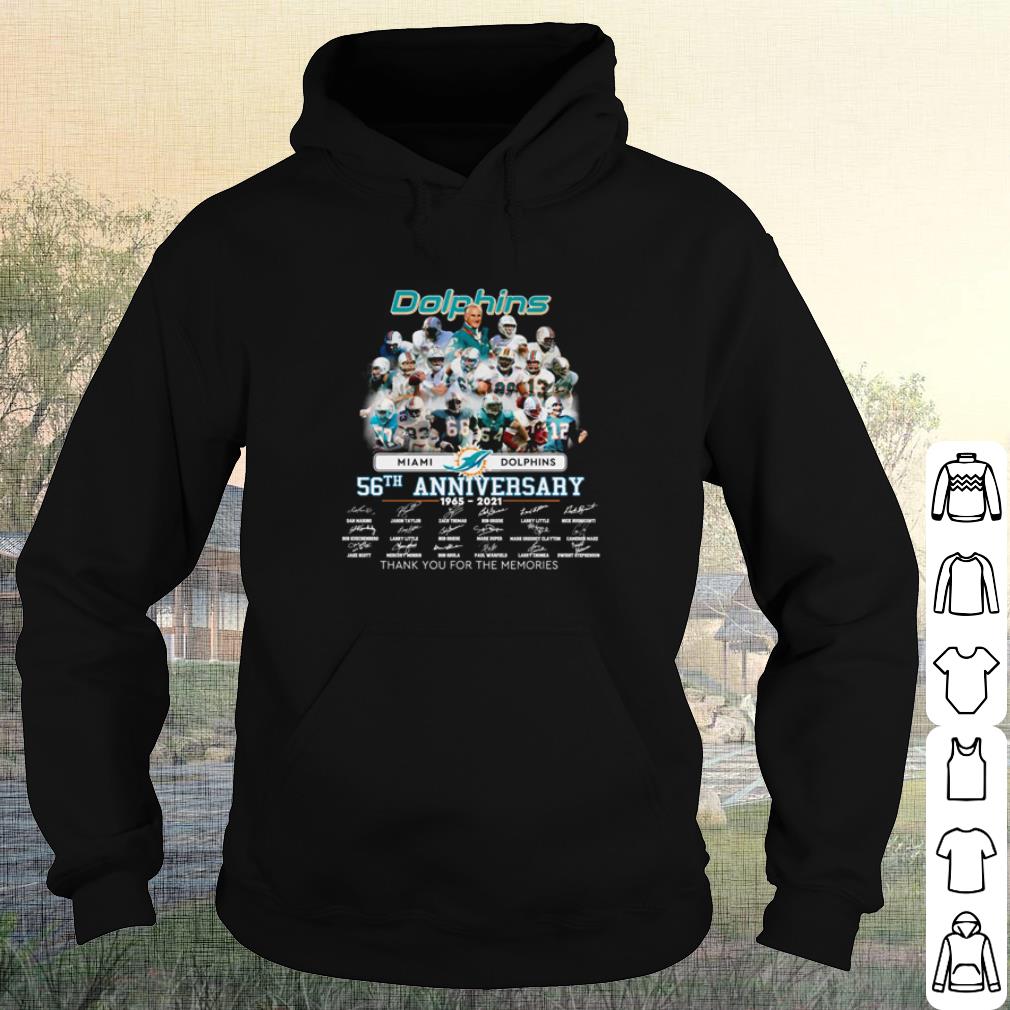 051f5ed4 nice miami dolphins 56th anniversary thank you for the memories signature shirt 4 - Nice Miami Dolphins 56th Anniversary Thank You For The Memories Signature shirt