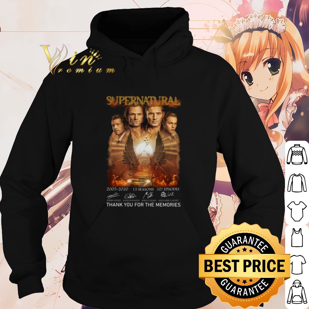 Best Supernatural 2005 2020 Thank you for the memories Signature shirt 2b75dc65 best supernatural 2005 2020 thank you for the memories signature shirt 4 - Best Supernatural 2005 2020 Thank you for the memories Signature shirt