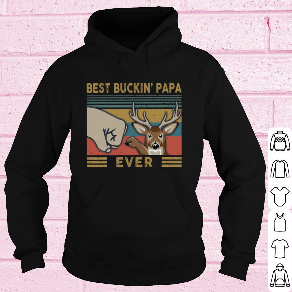 54070475 official best buckin papa ever vintage shirt 4 - Official Best Buckin Papa Ever Vintage shirt