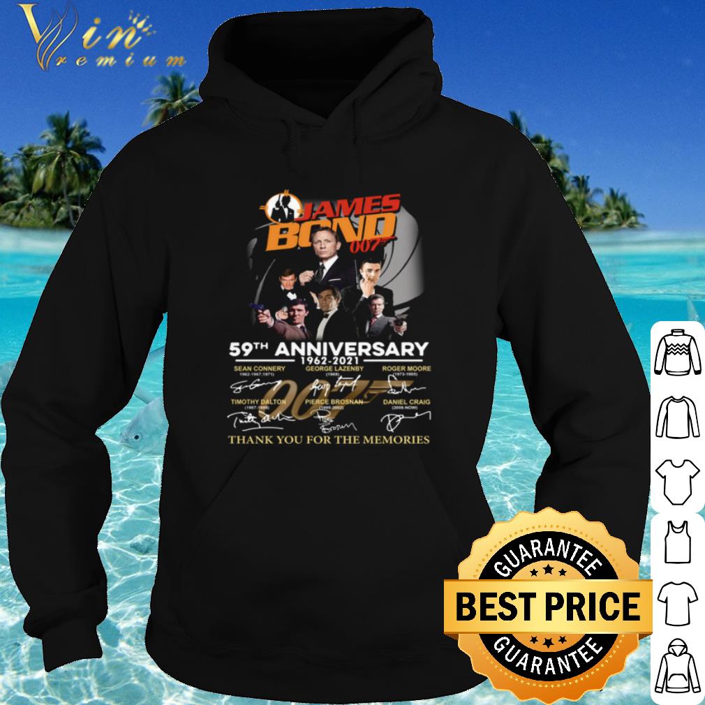 Official James Bond 007 59th Anniversary Thank You For The Memories Signatures shirt 5f501aa2 official james bond 007 59th anniversary thank you for the memories signatures shirt 4 - Official James Bond 007 59th Anniversary Thank You For The Memories Signatures shirt