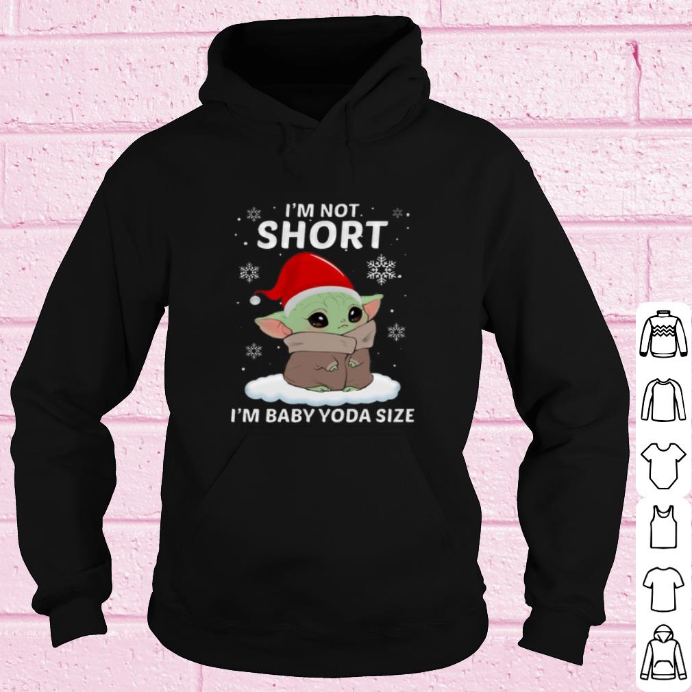 Premium I'm Short I'm Baby Yoda Size Christmas shirt 5fc53756 premium i m short i m baby yoda size christmas shirt 4 - Premium I'm Short I'm Baby Yoda Size Christmas shirt