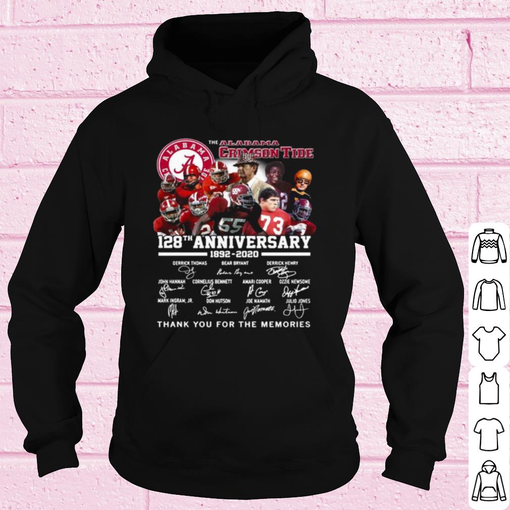 Premium The Alabama Crimson Tide 128th Anniversary Thank Memories Signatures shirt 68f6f182 premium the alabama crimson tide 128th anniversary thank memories signatures shirt 4 - Premium The Alabama Crimson Tide 128th Anniversary Thank Memories Signatures shirt