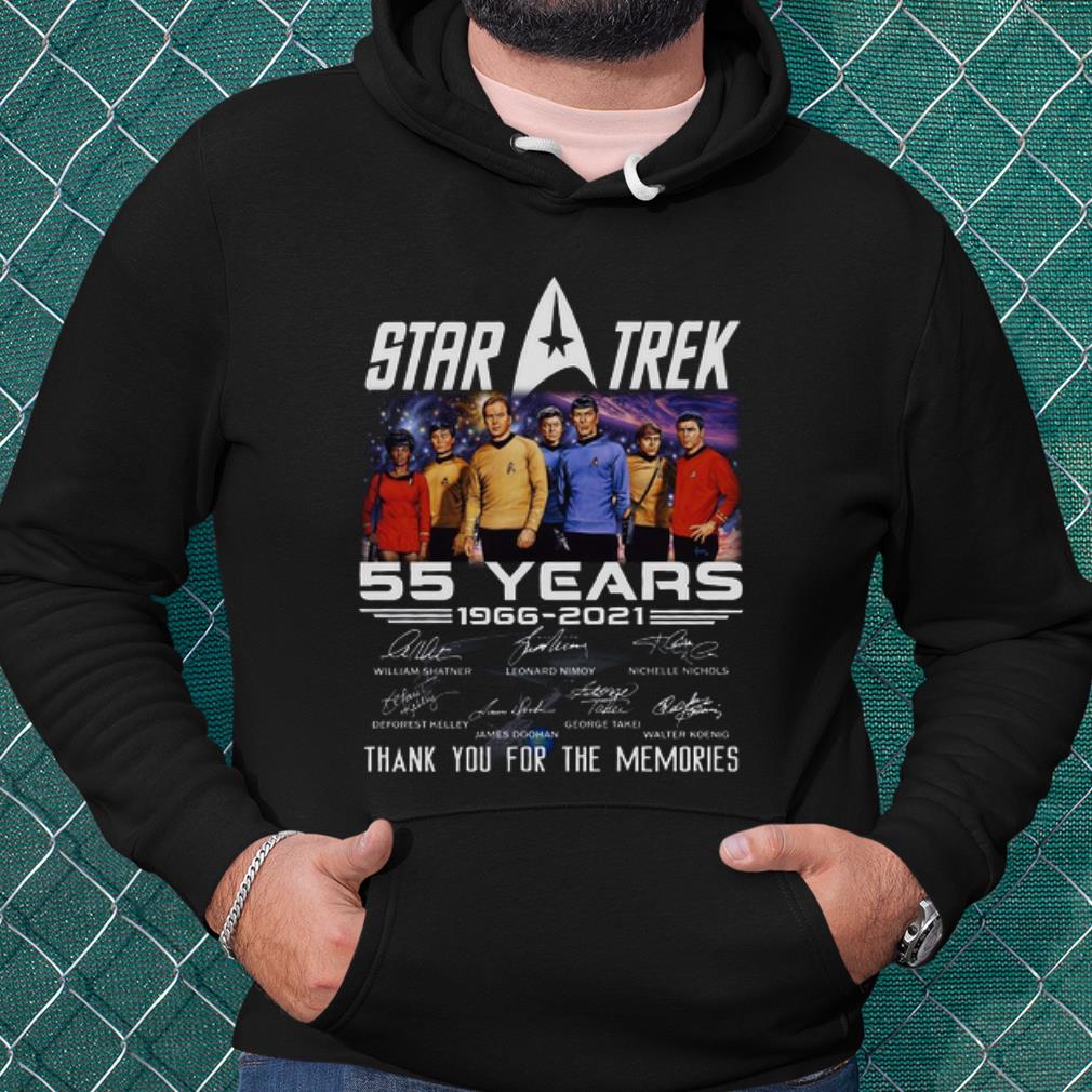 7a53bd40 premium star trek 55 years 1966 2021 thank you for the memories signature shirt 4 - Premium Star Trek 55 Years 1966 2021 Thank You For The Memories Signature shirt