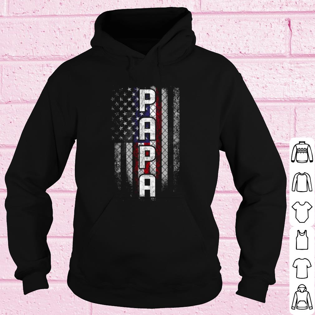 Premium Papa American Flag shirt 9b7cef3b premium papa american flag shirt 4 - Premium Papa American Flag shirt
